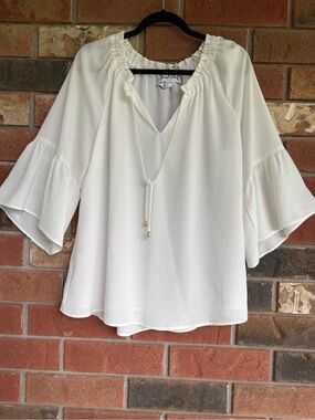 Joseph Ribkoff - 3/4 sleeve peasant top